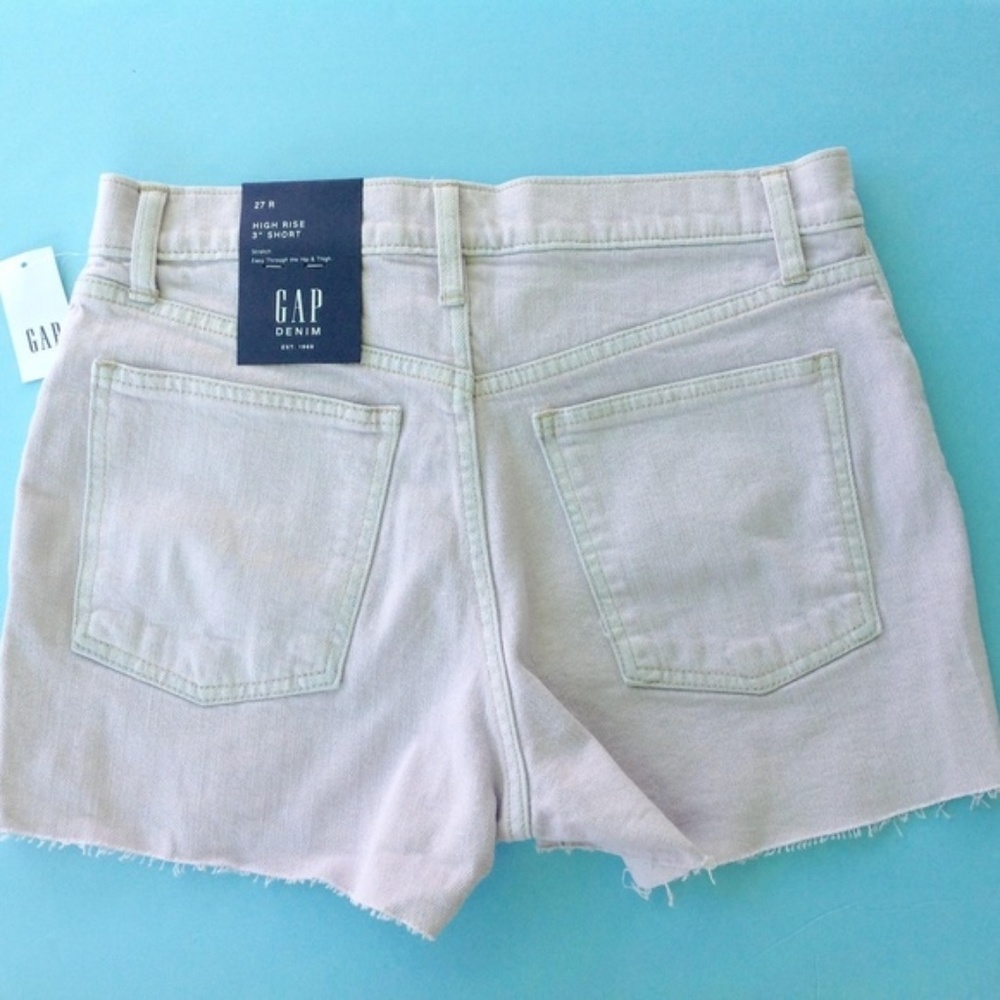 GAP High Rise 3" Denim Stretch Shorts- NWT